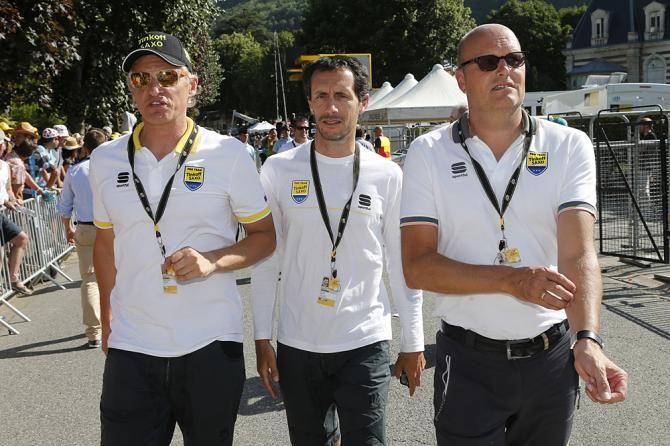 The Tinkoff Saxo team management thrilled with Mick Rogers' win