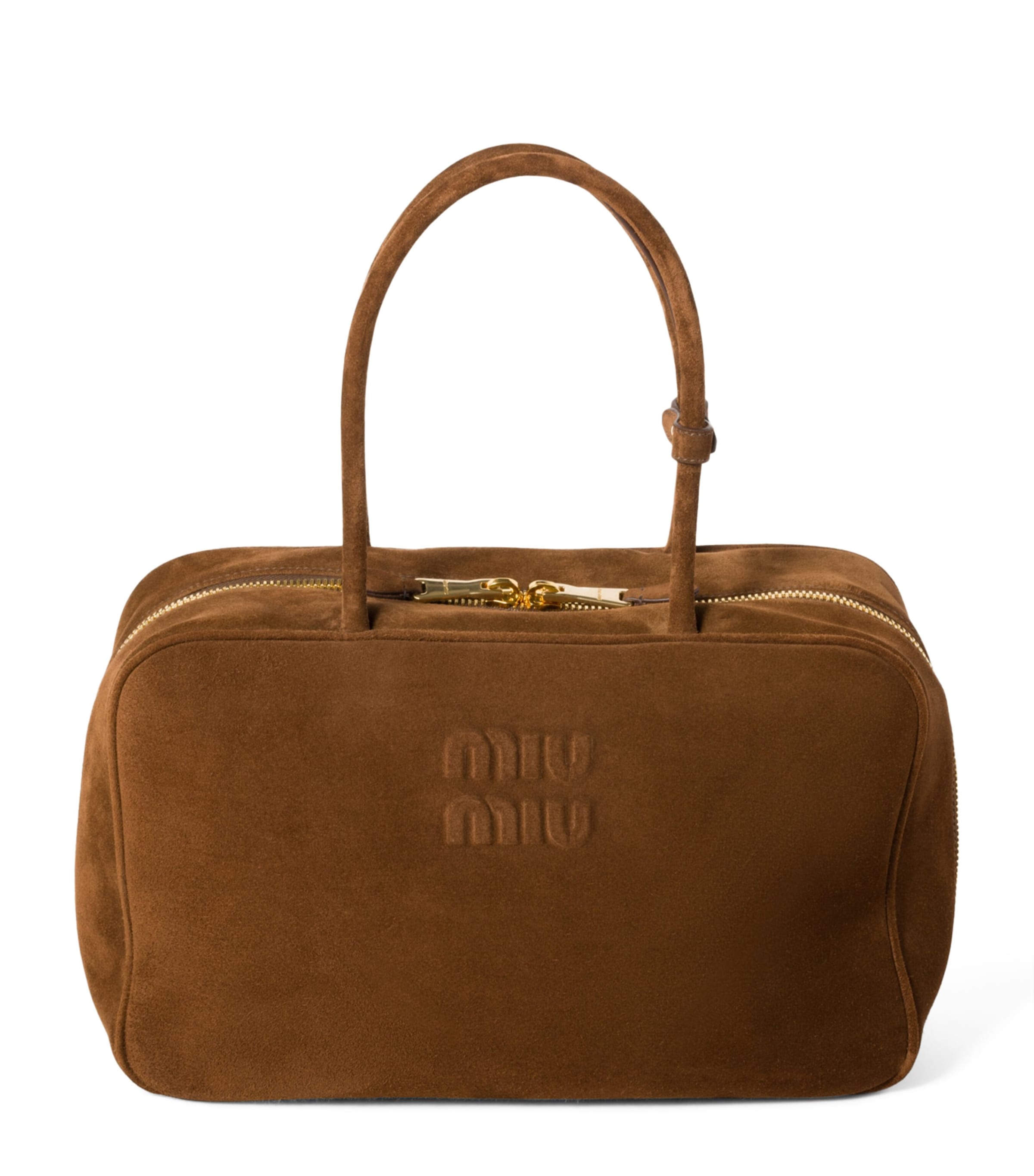 Suede Beau Top-Handle Bag