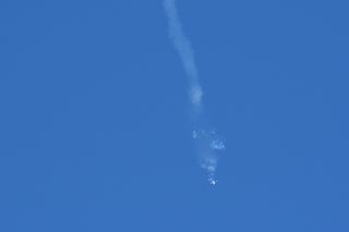 An image of the failed Oct. 11, 2018, launch from the ground near Baikonur Cosmodrome in Kazakhstan.