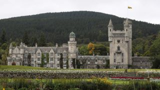 A general view of Balmoral Castle as Queen Elizabeth holds a private audience on September 20, 2017 in Aberdeen Scotland.