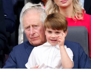 King Charles and Prince Louis share similar expressions