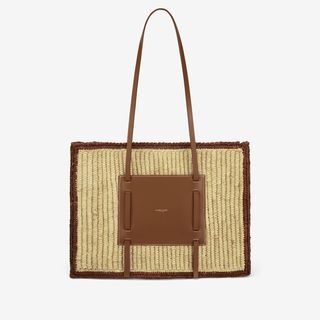 The Capri | Warm Raffia & Tan Smooth | Demellier