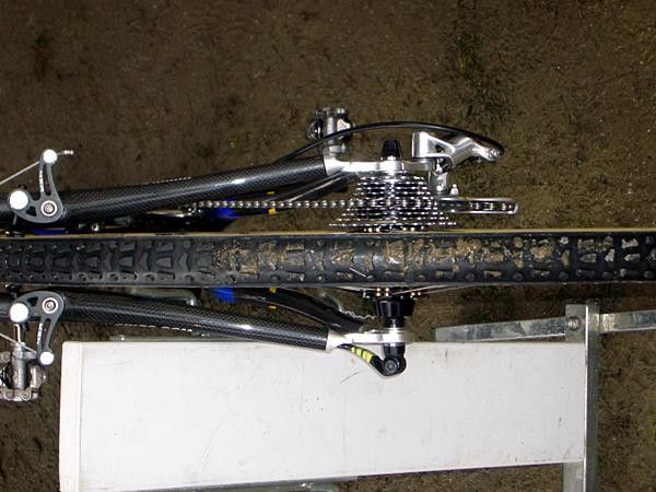Like most others, Vanthourenhout ran tyres optimized for speed. Apparently he was not anticipating too much slipping and sliding!