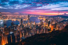 A view across Hong Kong.