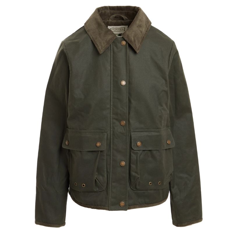 Helen Skelton&#039;s green wax jacket by Hunter