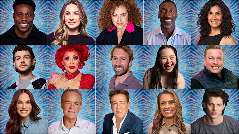 The celebrity contestants of Strictly Come Dancing 2025