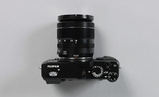 Fujifilm camera in black