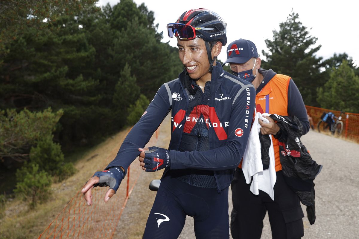 Vuelta a Burgos 2021 43rd Edition 5th stage Comunero de Revenga Lagunas de Neila 146 km 07082021 Egan Bernal COL Ineos Grenadiers photo Luis Angel GomezBettiniPhoto2021