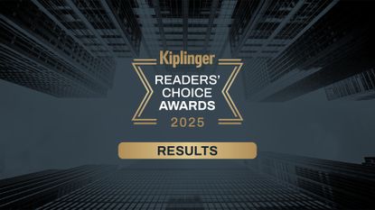 A graphic saying "Kiplinger Readers' Choice Award 2025 Results."