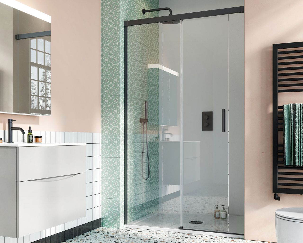 Get streakfree glass shower doors with this cleaning hack Real Homes