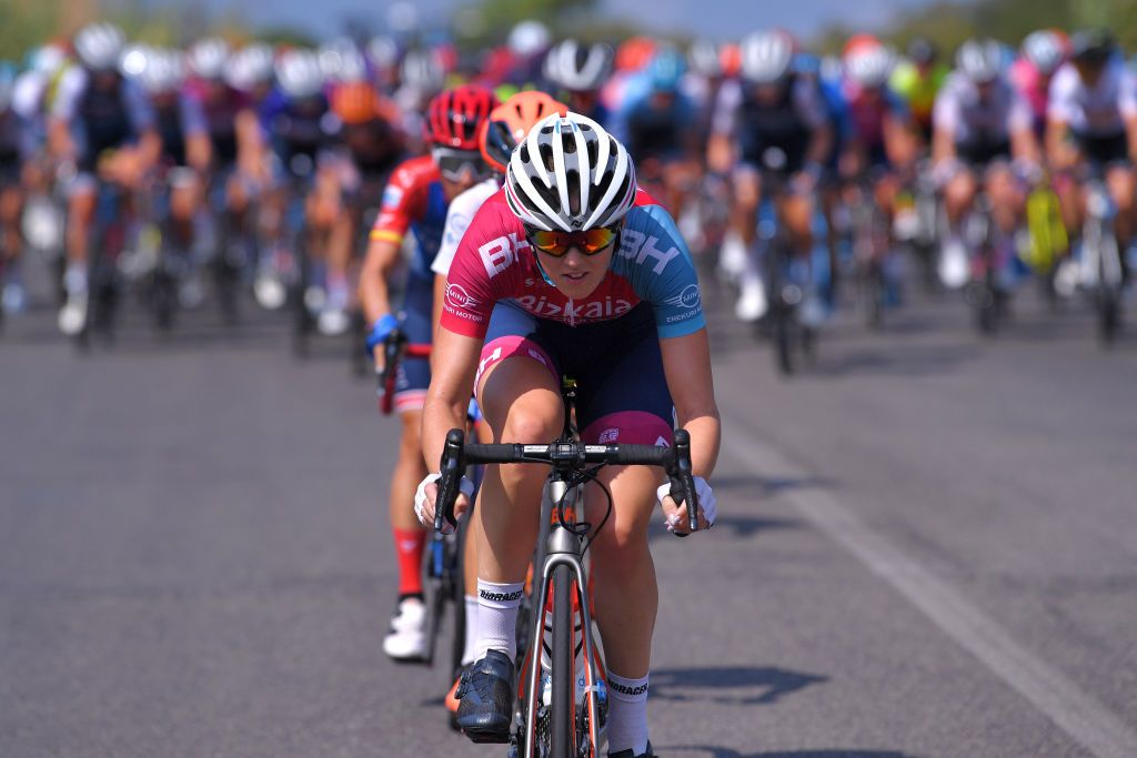 TERRACINA ITALY SEPTEMBER 15 Elizabeth Holden of The United Kingdom and Team Bizkaia Durango during the 31st Giro dItalia Internazionale Femminile 2020 Stage 5 a 1103km stage from Terracina to Terracina GiroRosaIccrea GiroRosa on September 15 2020 in Terracina Italy Photo by Luc ClaessenGetty Images