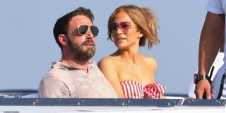Ben Affleck & Jennifer Lopez on Boat