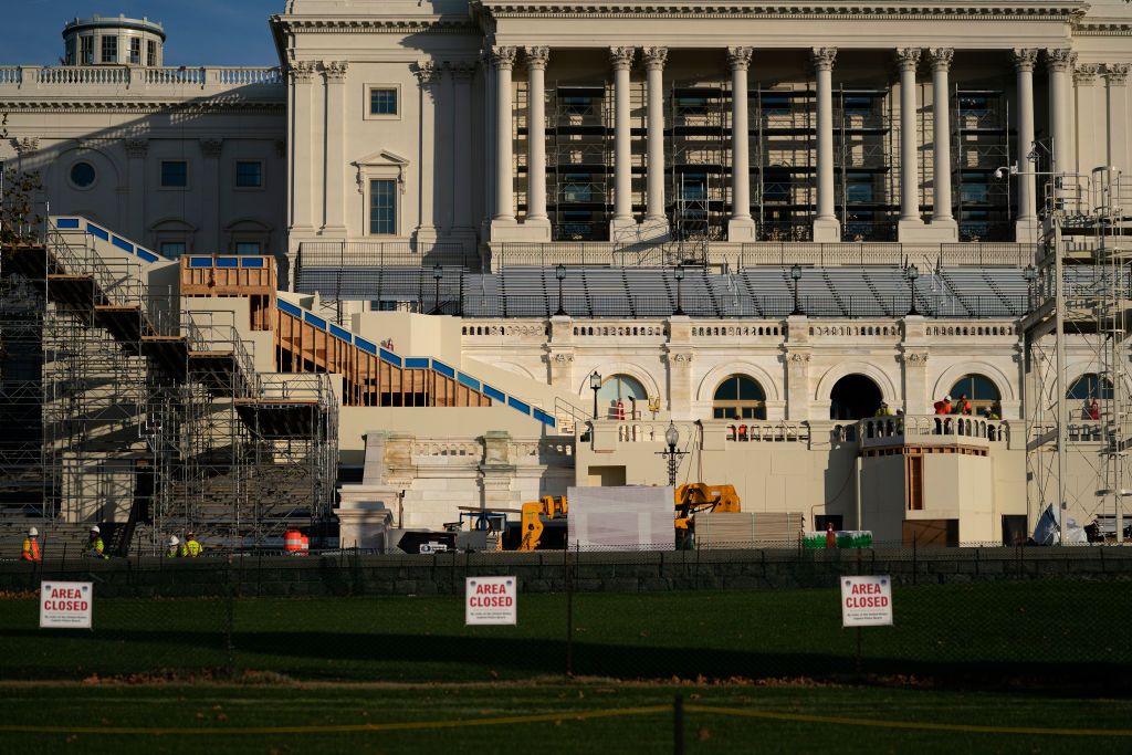 Biden inaugural stage