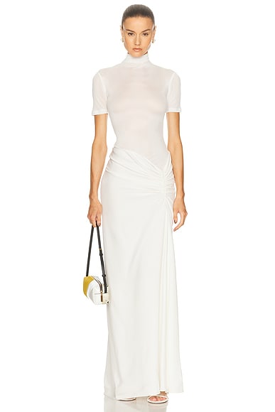 Fusion Ruched Tee Gown