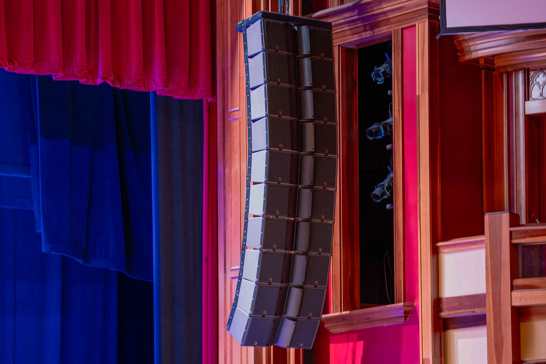 Clark recently installed an L-Acoustics K3i loudspeaker system at FSU&amp;rsquo;s Ruby Diamond Concert Hall.