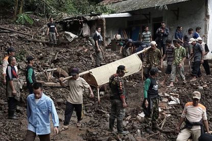 Landslides in Indonesia