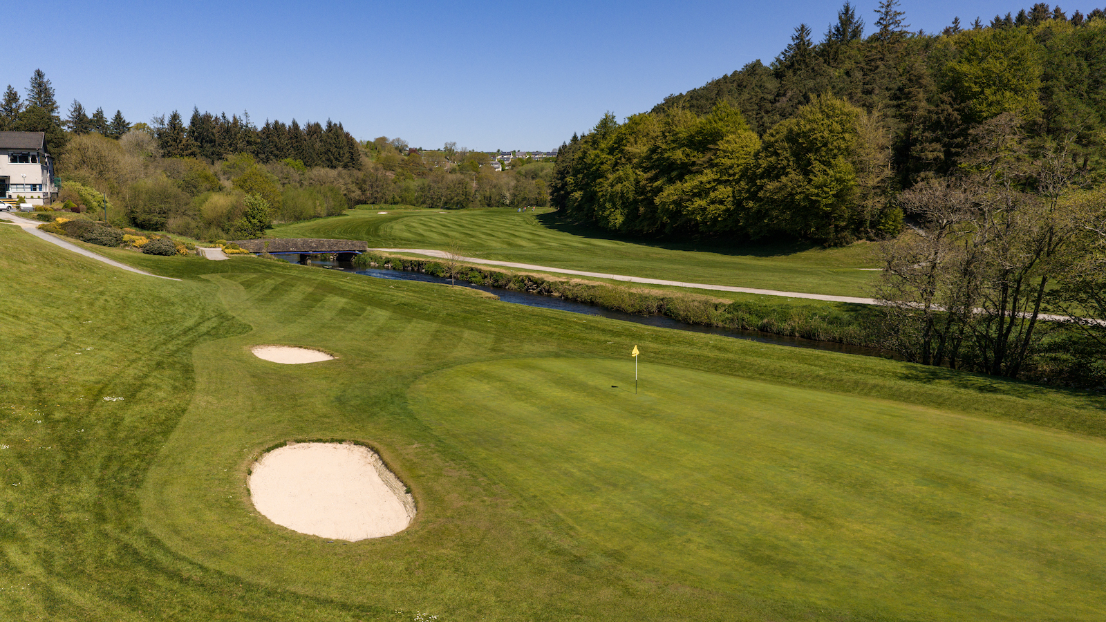 The 18th hole at Muskerry Golf Club