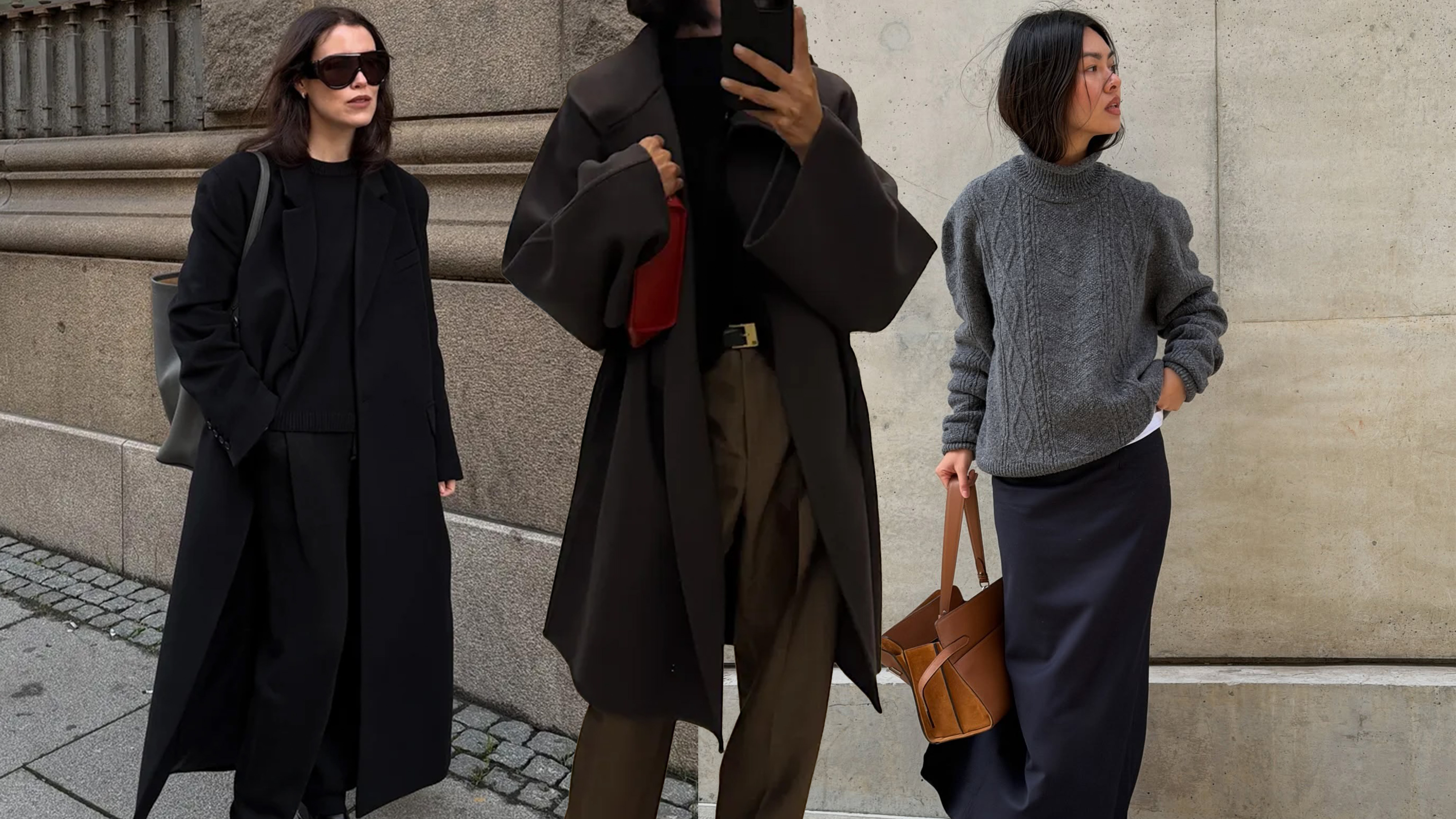 A collage of three women wearing simple outfits that don't require you to spend any money.