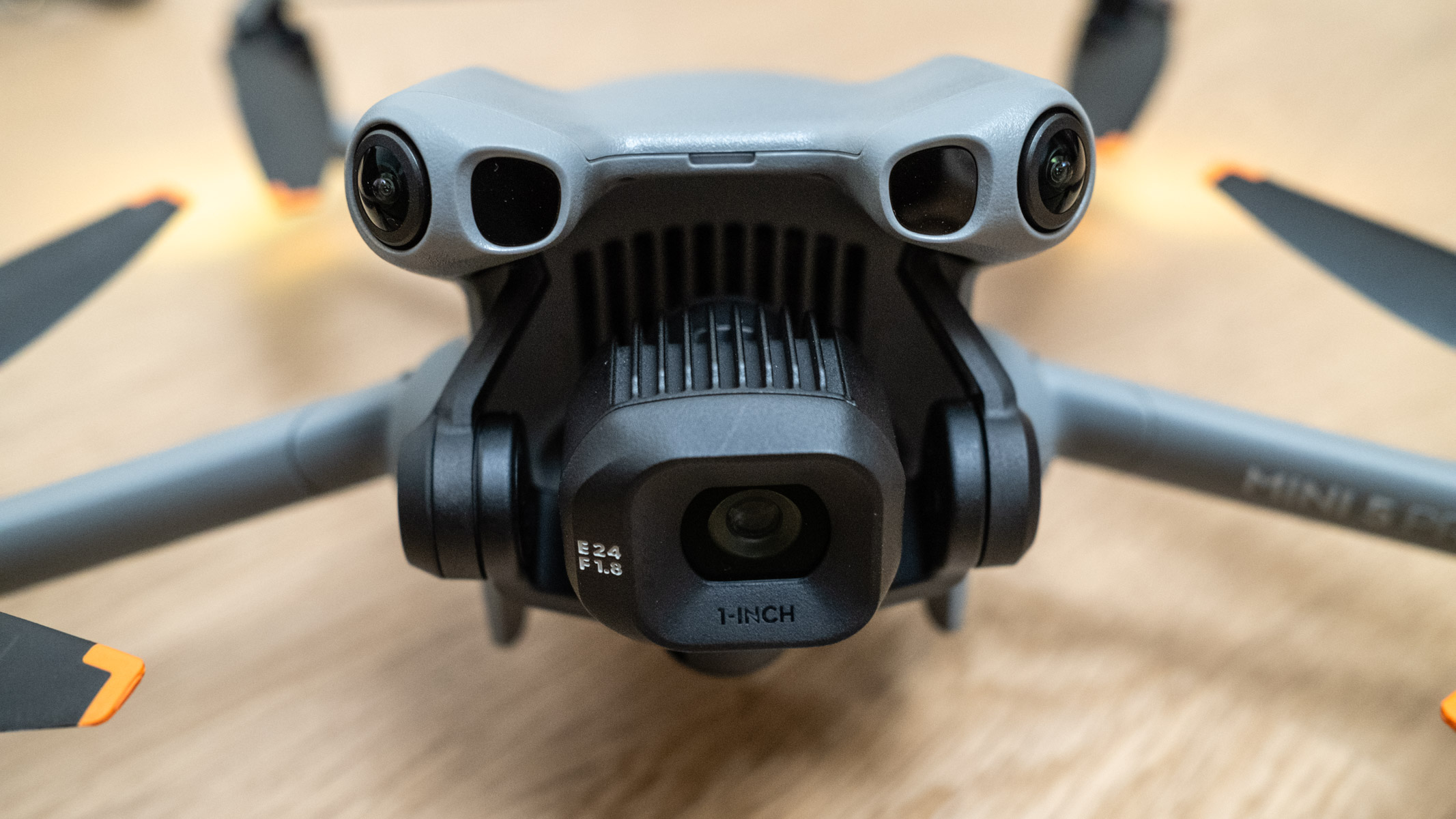DJI Mini 5 Pro camera close-up