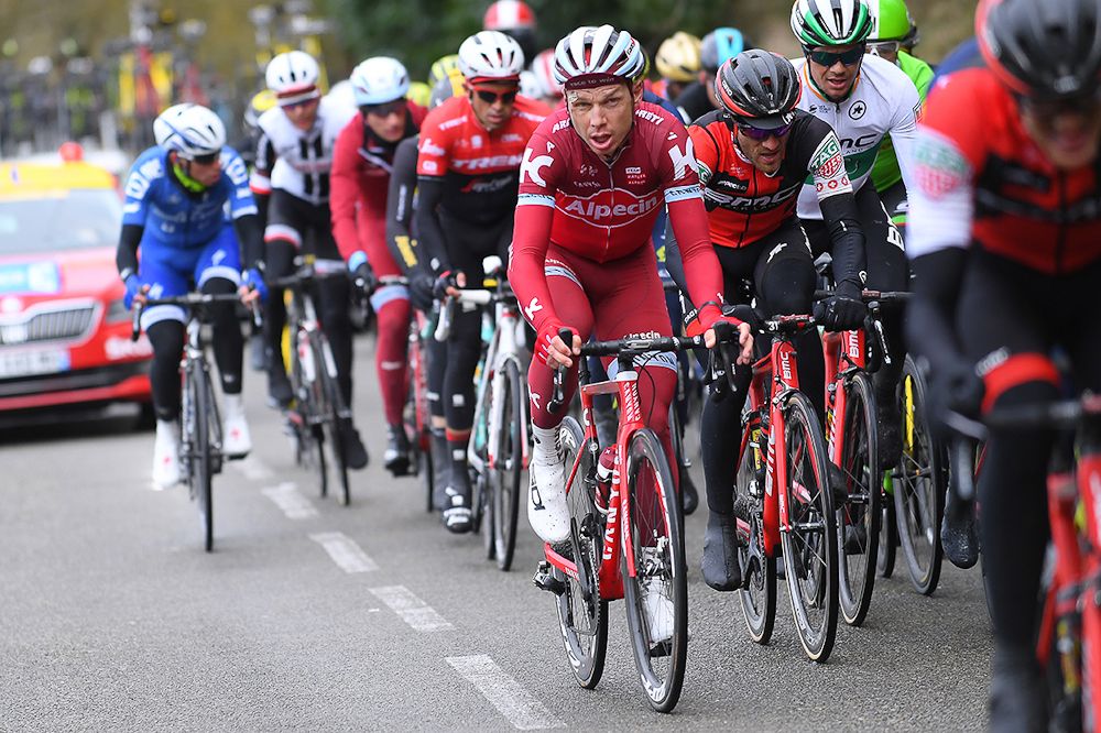 Tony Martin in the bunch at Paris-Nice