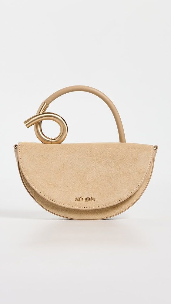 Cult Gaia Azariah Nano Suede Handbag