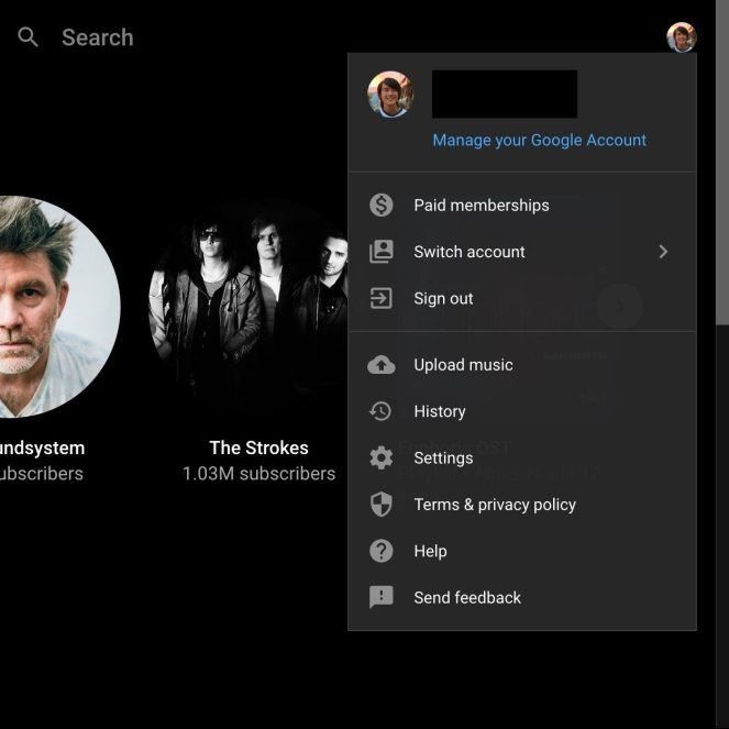 Youtube Music Cloud Library