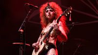 Riley Pinkerton of Castle Rat onstage in 2026