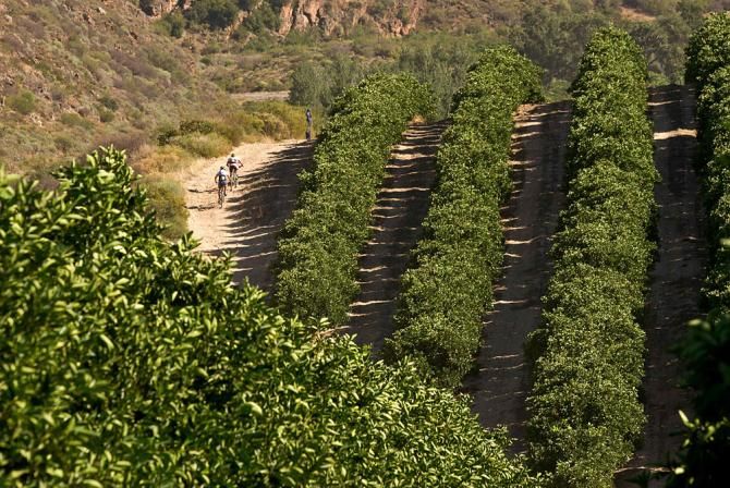 Racers during stage 1