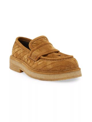 Bottega Veneta Intrecciato Leather Loafers