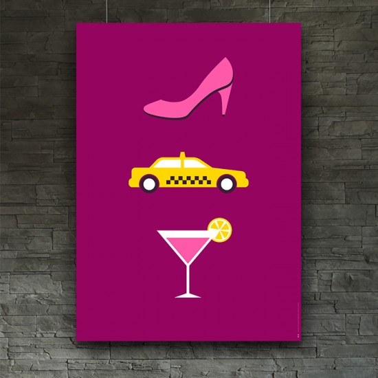 The Sex and the City poster design
