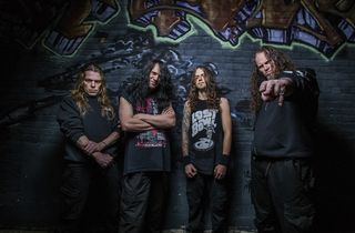 A group photo of Morbid Angel