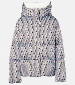 Ada Diam Printed Twill Ski Jacket