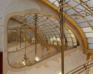 Ornately-designed staircase
