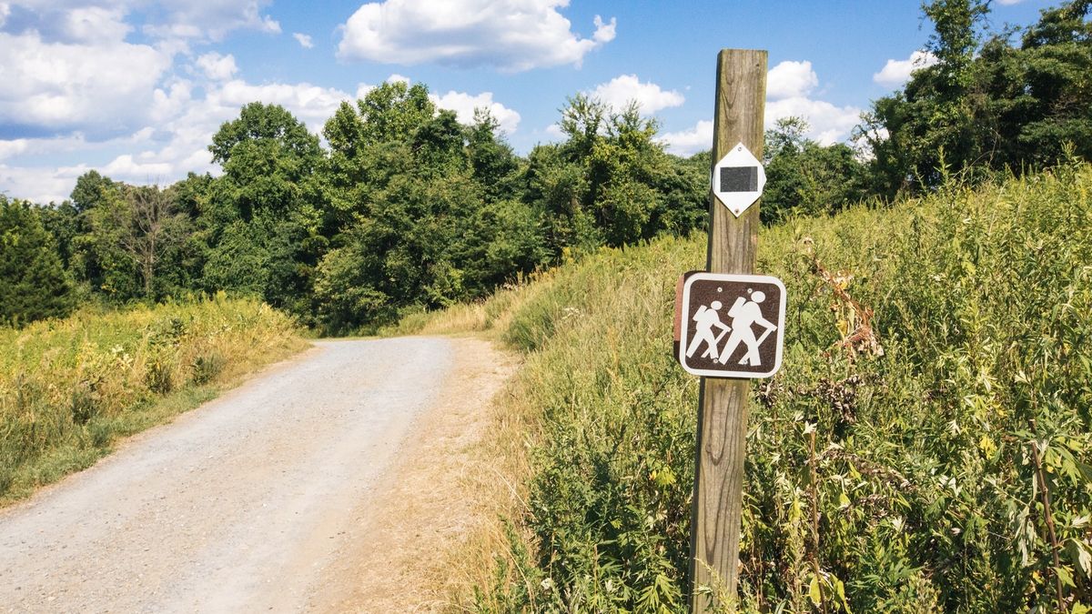 hiking signpost