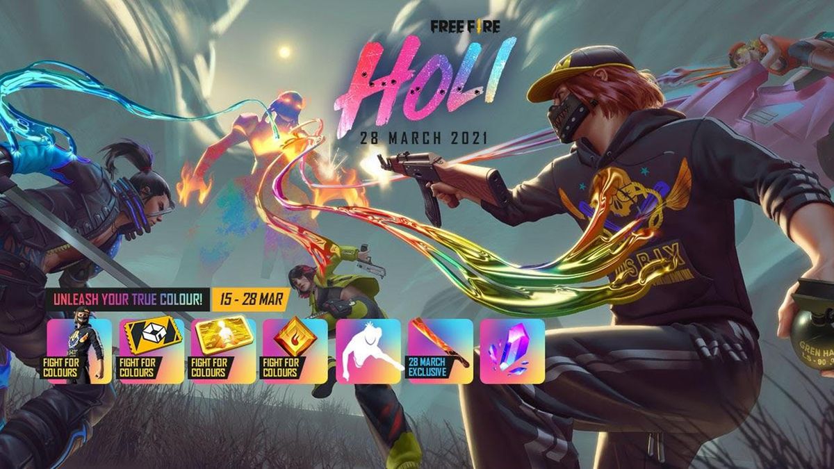 Garena Free Fire Holi event goes live in India - get set to slay the ...