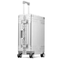 Sushimu aluminum-magnesium alloy travel suitcase