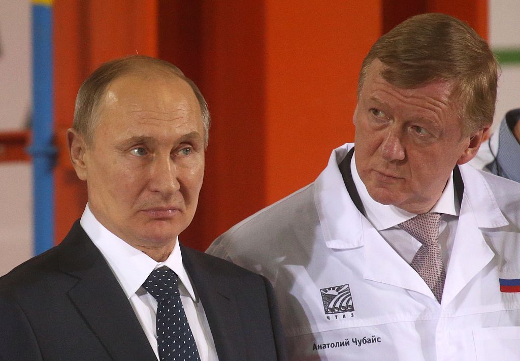 Putin and Chubais.