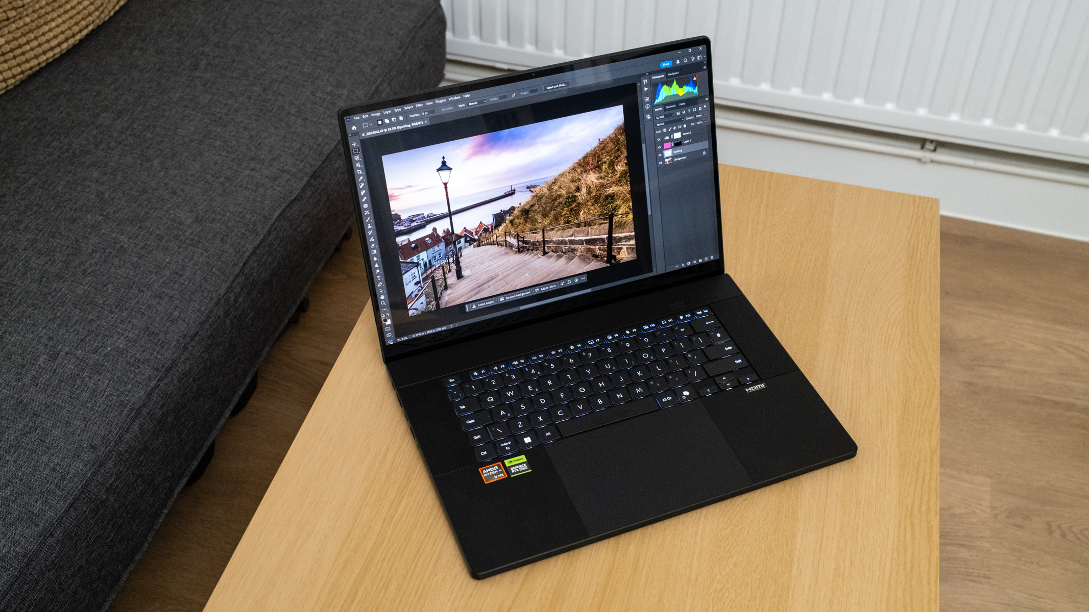 Asus ProArt P16 2025 on a table