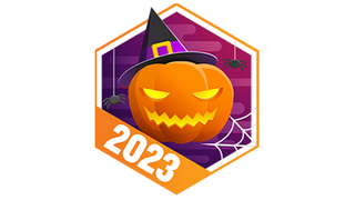 Garmin Halloween 2023 badge