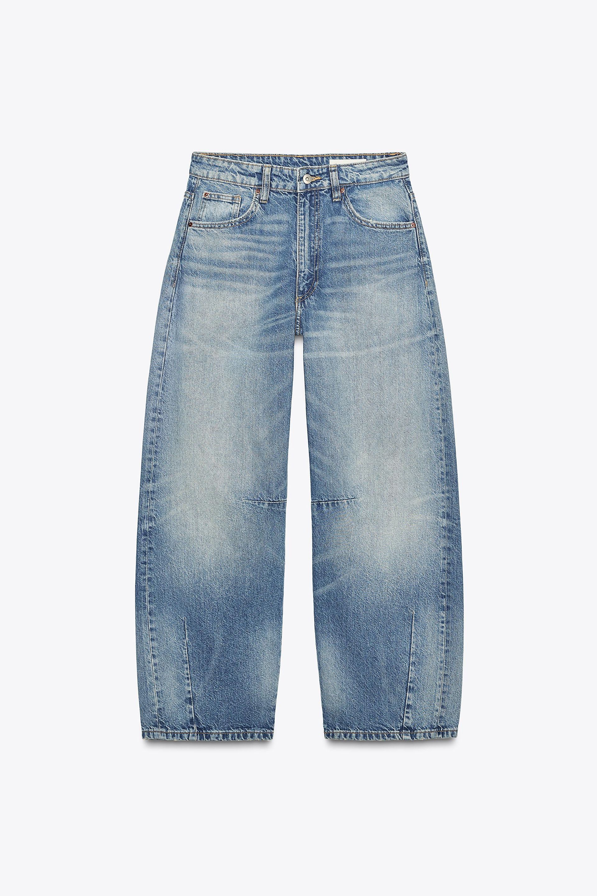 Trf Mid-Rise Baggy Balloon Jeans