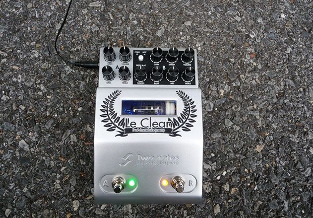 Two notes Le Clean プリアンプ Two Notes Le Clean 2-channel U.S. Tones Tube Preamp Pedal