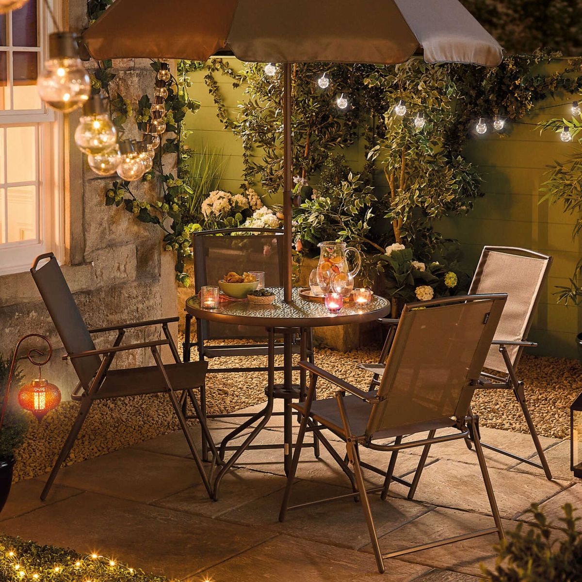 Aldi s 100 outdoor dining set is perfect for spring soirees Ideal Home