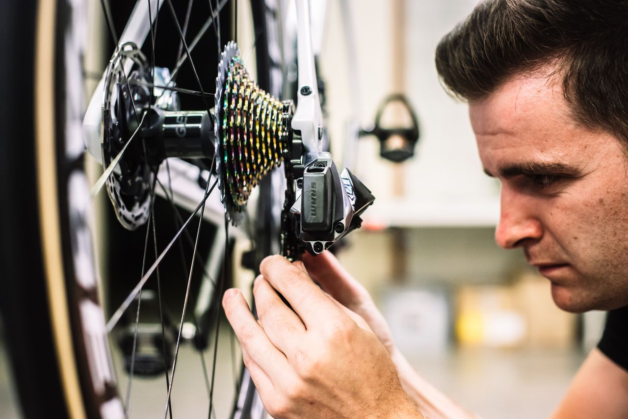 Mads Pedersen's World Champion Trek Madone