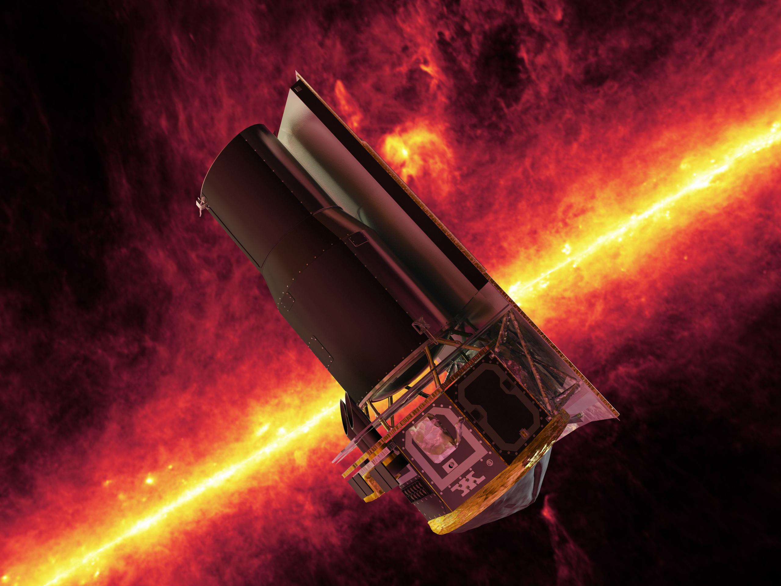 Spitzer Space Telescope art