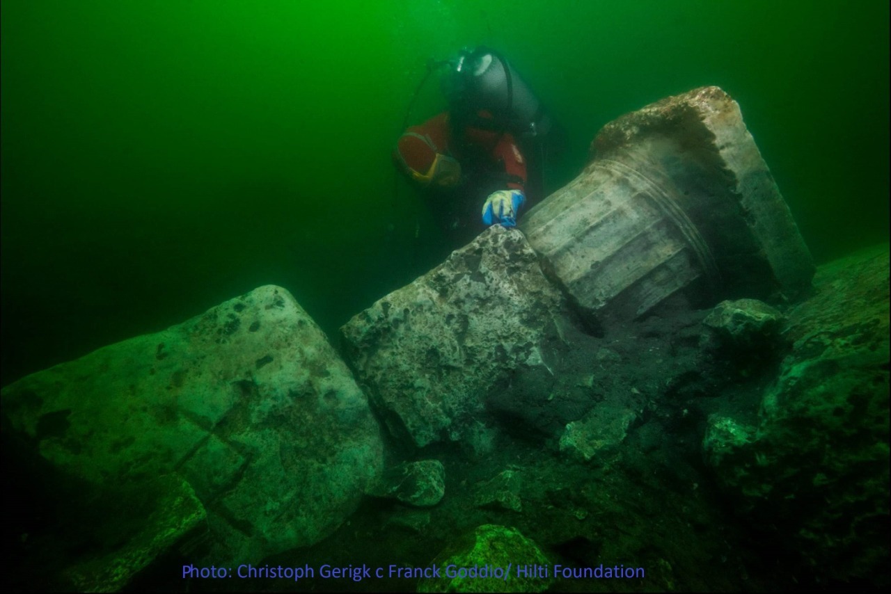 real underwater ruins