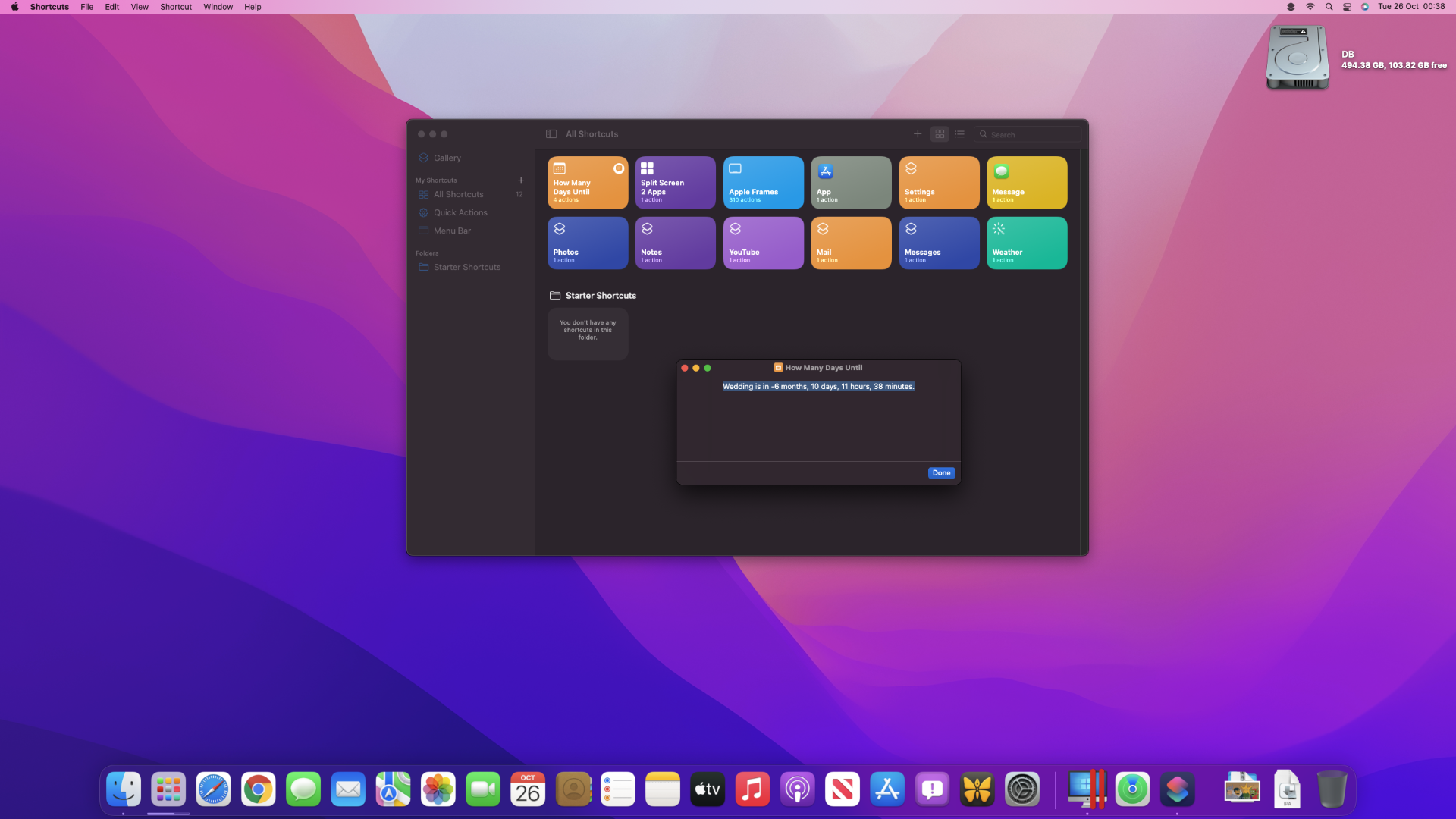 Shortcut mac os