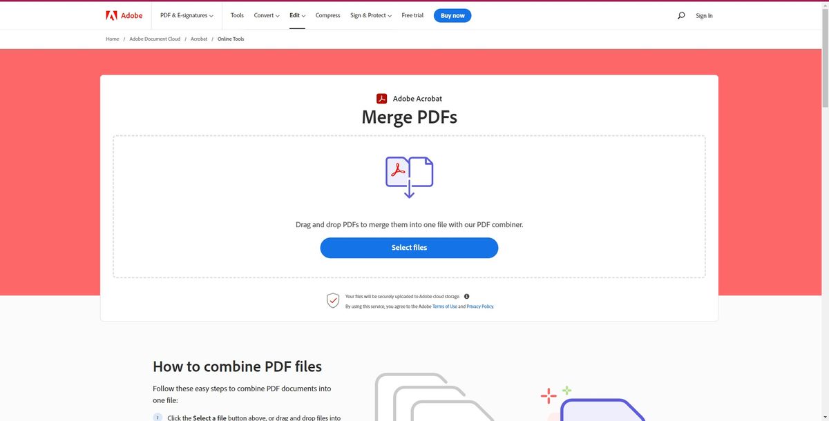 merge 2 pdfs into one document