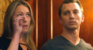 Denise Huskins and Aaron Quinn appear at a news conference with attorney Doug Rappaport in San Francisco, Calif. on Thursday, Sept. 29, 2016