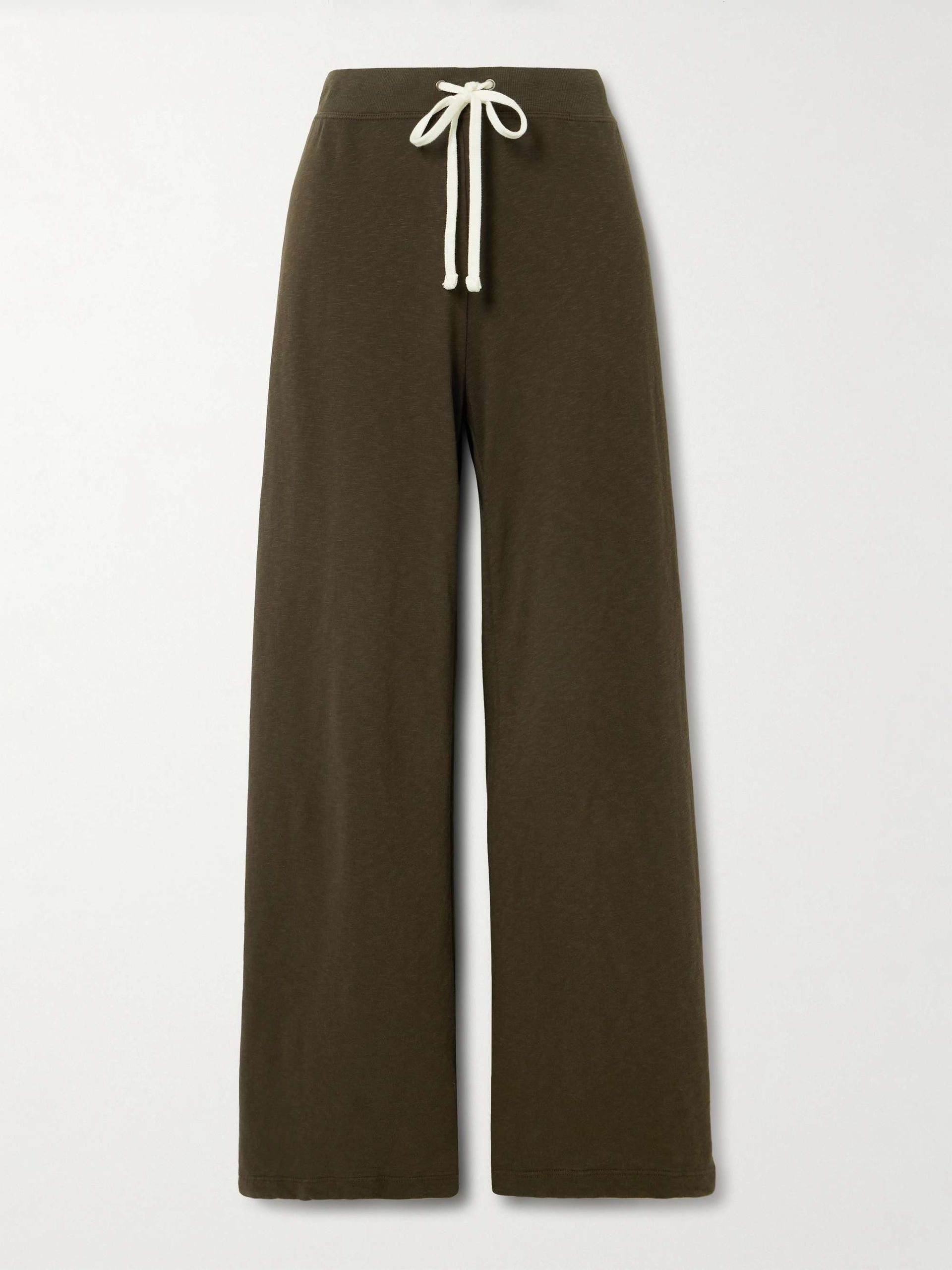 Cotton-Terry Track Pants