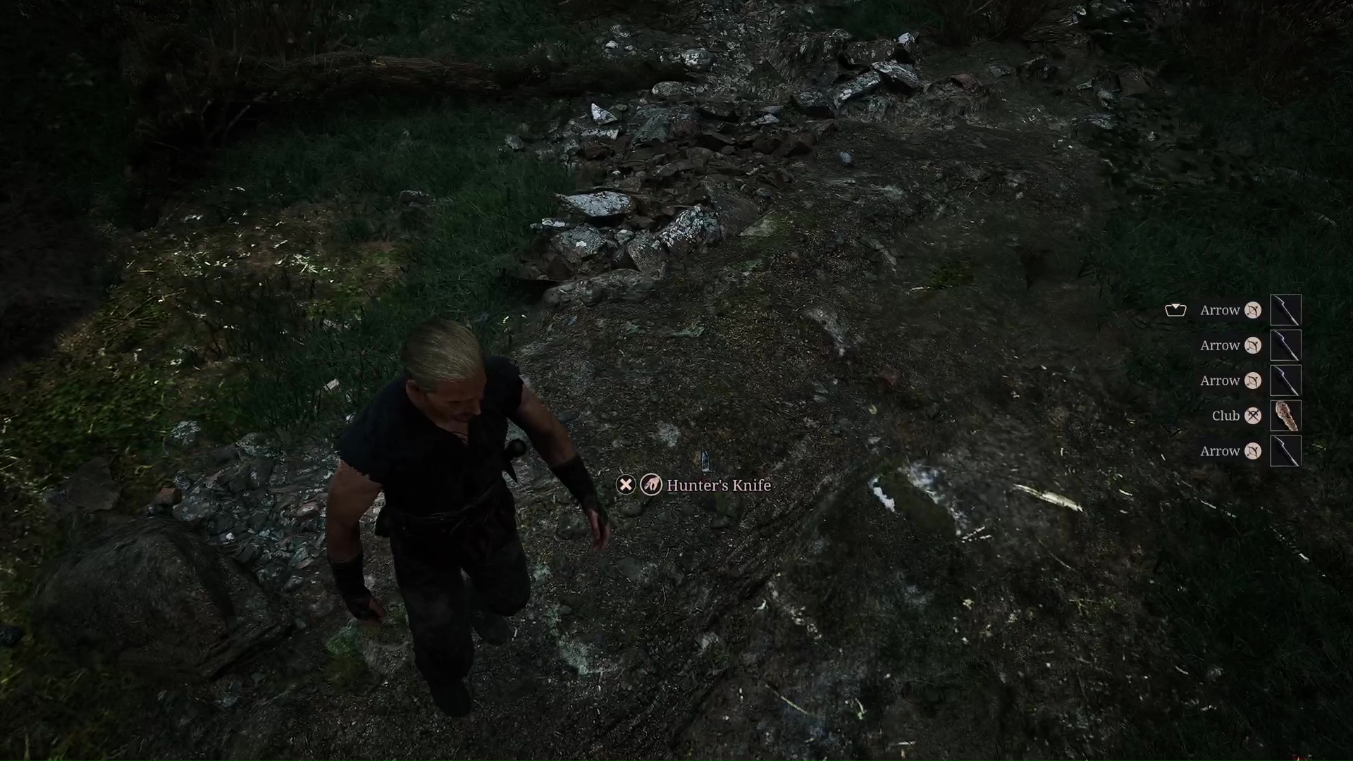 The player finds the Hunter's Knife in Gothic 1 Remake